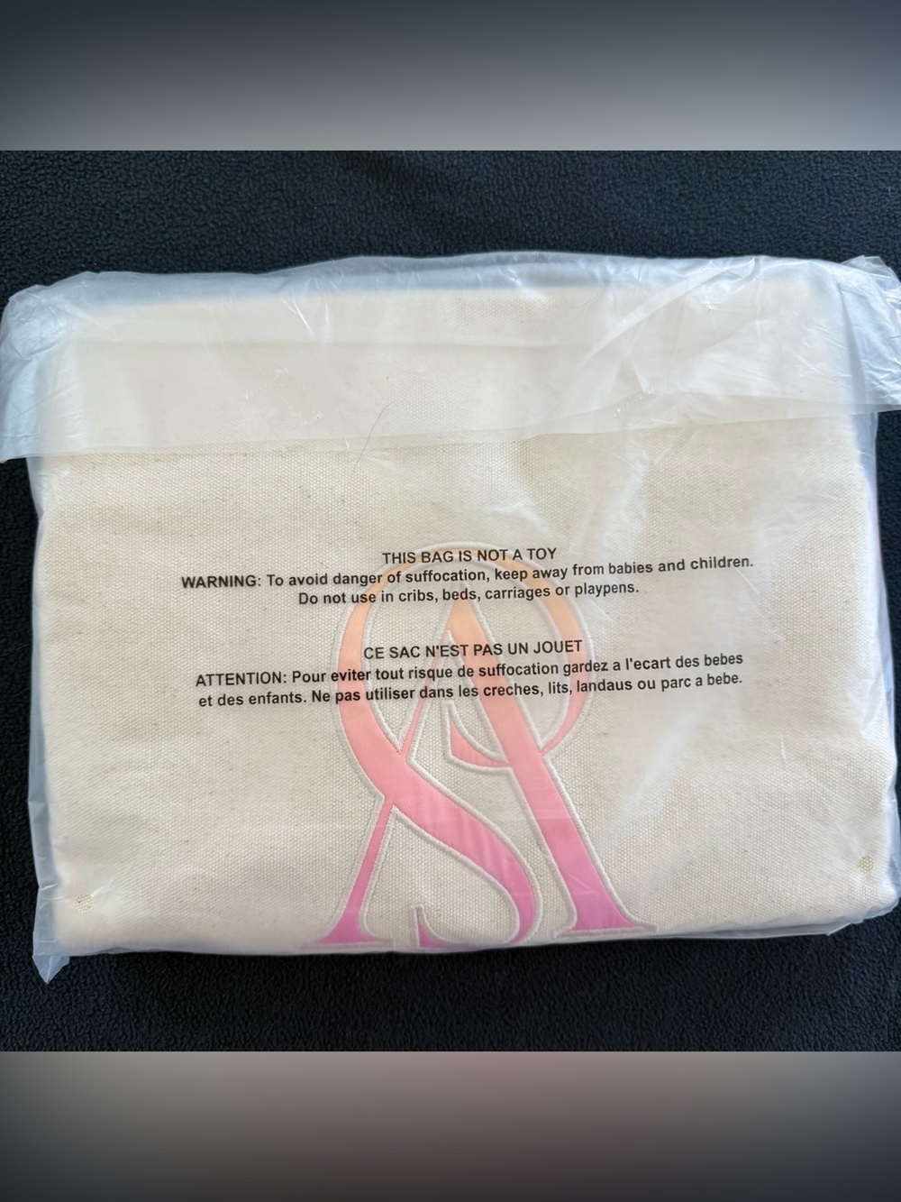 Victoria’s Secret VS Ombré Logo Canvas Tote Bag - Picture 6 of 6